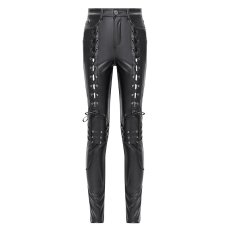画像8: stretchy matte leather pants / レザーパンツ【Devil Fashion】 (8)