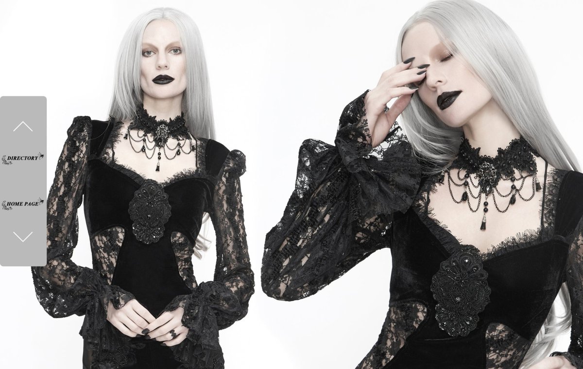 画像4: Spider web-shaped / チョーカー【Devil Fashion】 (4)