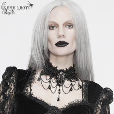 画像2: Spider web-shaped / チョーカー【Devil Fashion】 (2)