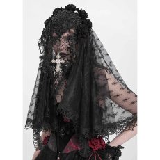 画像5: Gothic lace veil / ベール【Devil Fashion】 (5)