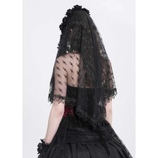 画像3: Gothic lace veil / ベール【Devil Fashion】 (3)