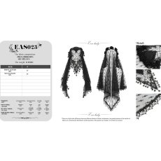 画像14: Gothic lace veil / ベール【Devil Fashion】 (14)