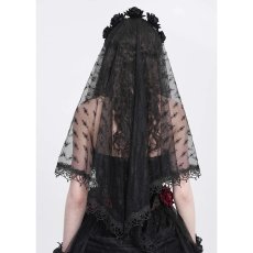 画像4: Gothic lace veil / ベール【Devil Fashion】 (4)