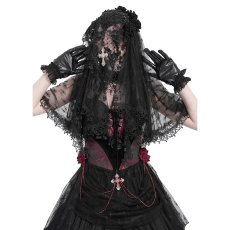 画像2: Gothic lace veil / ベール【Devil Fashion】 (2)