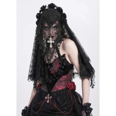 画像1: Gothic lace veil / ベール【Devil Fashion】 (1)