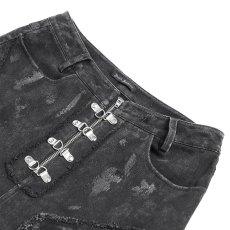 画像10: Punk flared women's trousers / フレアパンツ【Devil Fashion】 (10)