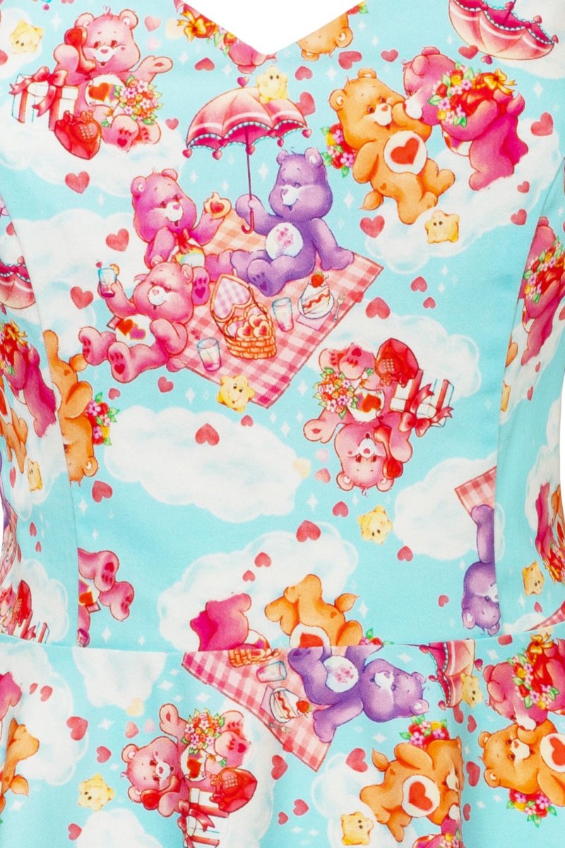 画像7: ✨期間限定予約✨Picnic Bear Knee Dress / ミディ / ワンピース【HELL BUNNY x Care Bears】 (7)