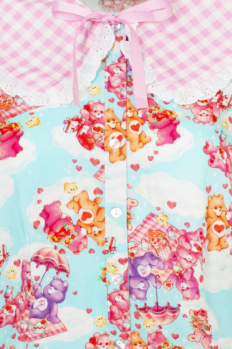 画像7: ✨期間限定予約✨Picnic Bear Blouse / ブラウス【HELL BUNNY x Care Bears】 (7)
