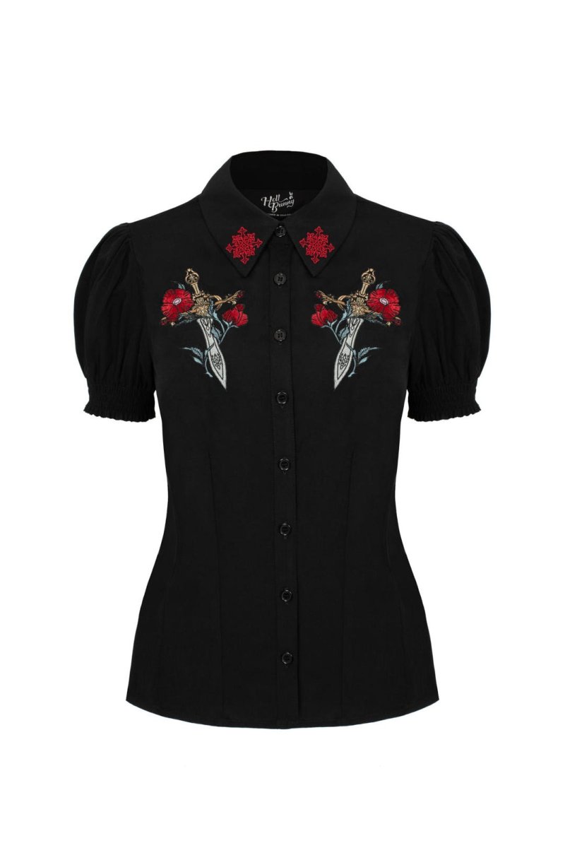 画像6: ✨期間限定予約✨Elyse Blouse / ブラウス【HELL BUNNY】 (6)