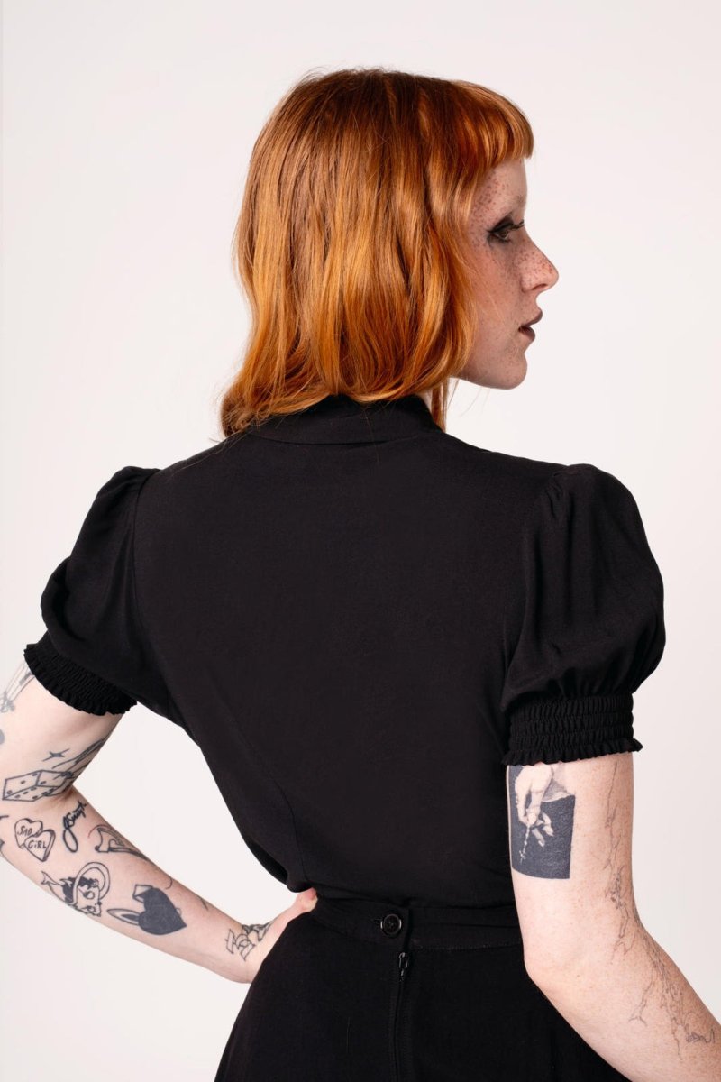 画像3: ✨期間限定予約✨Elyse Blouse / ブラウス【HELL BUNNY】 (3)