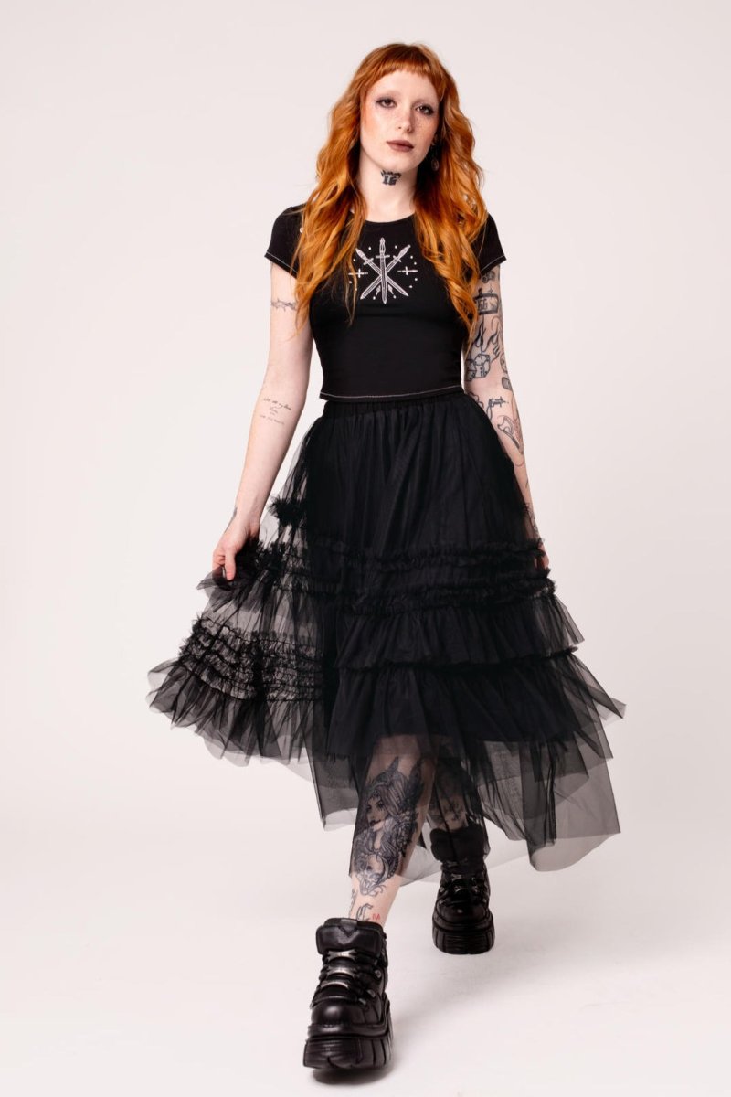 画像2: ✨期間限定予約✨Prudence Skirt / チュールスカート【HELL BUNNY】 (2)