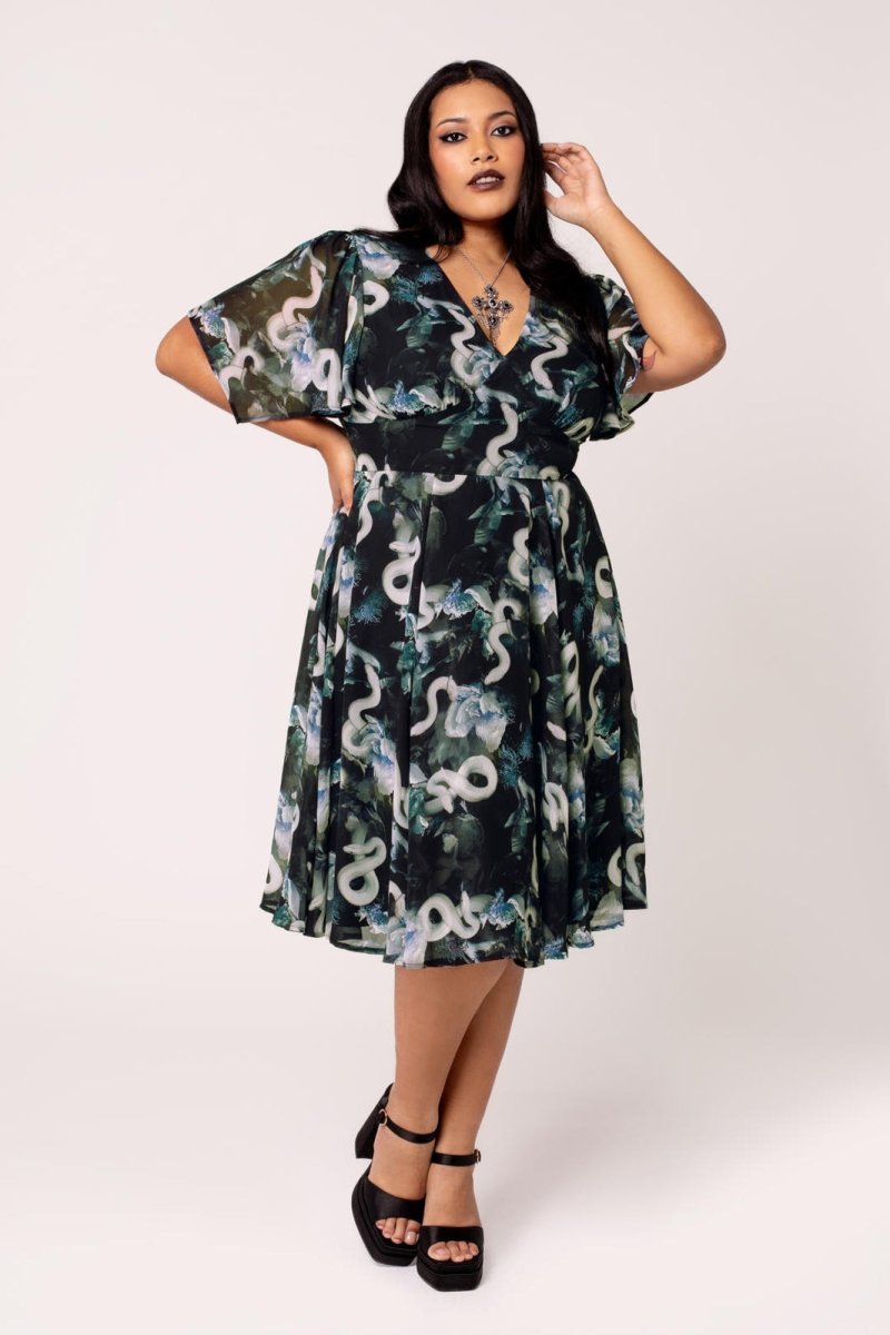 画像6: ✨期間限定予約✨Serpent Dress / ワンピース【HELL BUNNY】 (6)