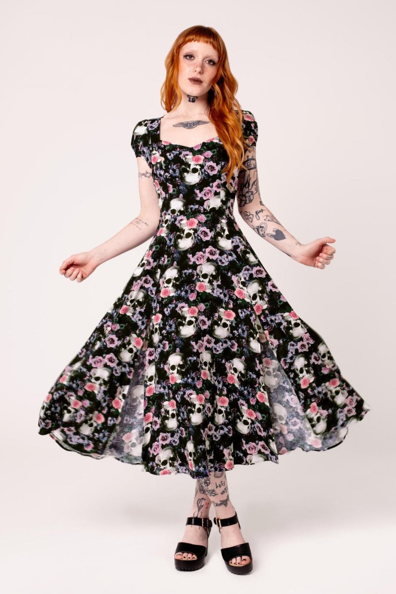 画像3: ✨期間限定予約✨Dorian Midi Dress / ワンピース【HELL BUNNY】 (3)