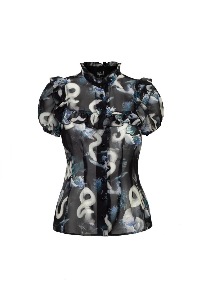 画像6: ✨期間限定予約✨Serpent Blouse / ブラウス【HELL BUNNY】 (6)