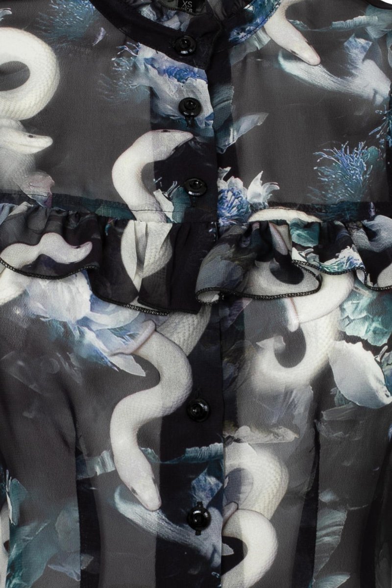 画像8: ✨期間限定予約✨Serpent Blouse / ブラウス【HELL BUNNY】 (8)