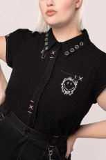 画像1: ✨期間限定予約✨🔥SALE🔥Dylan Shirt / ブラウス【HELL BUNNY】 (1)