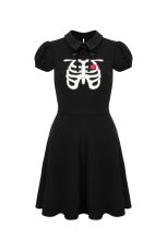 画像6: ✨期間限定予約✨🔥SALE🔥Skeleton Girl Dress / ワンピース【HELL BUNNY】 (6)