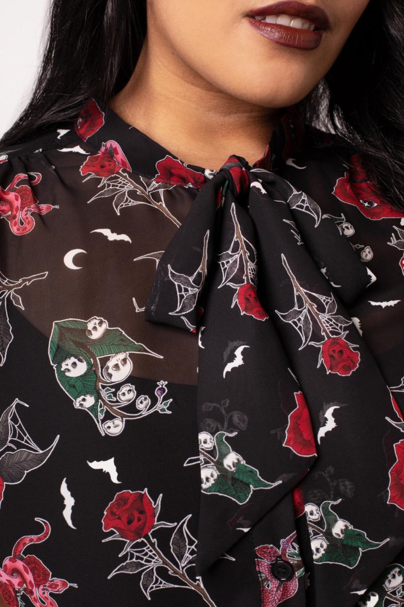 画像6: ✨期間限定予約✨🔥SALE🔥Blooming Elle Blouse / ブラウス【HELL BUNNY】 (6)