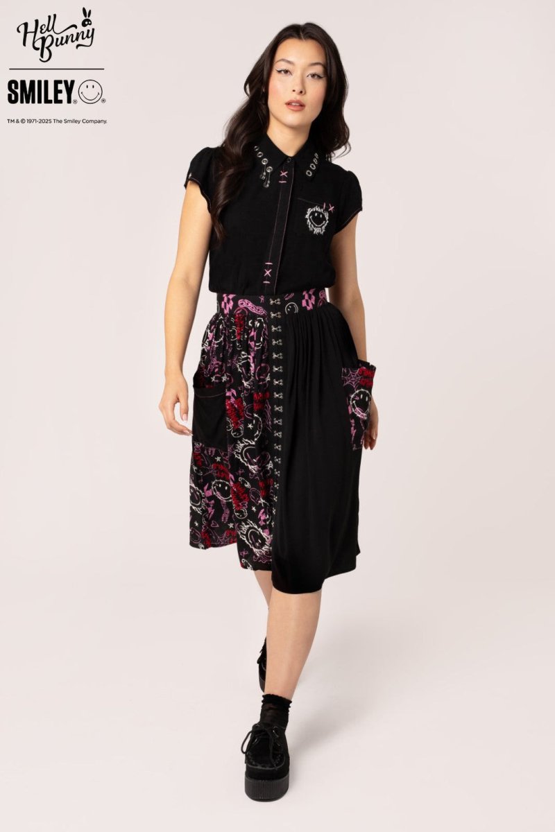 画像2: ✨期間限定予約✨🔥SALE🔥Riot Skirt / スカート【HELL BUNNY】 (2)