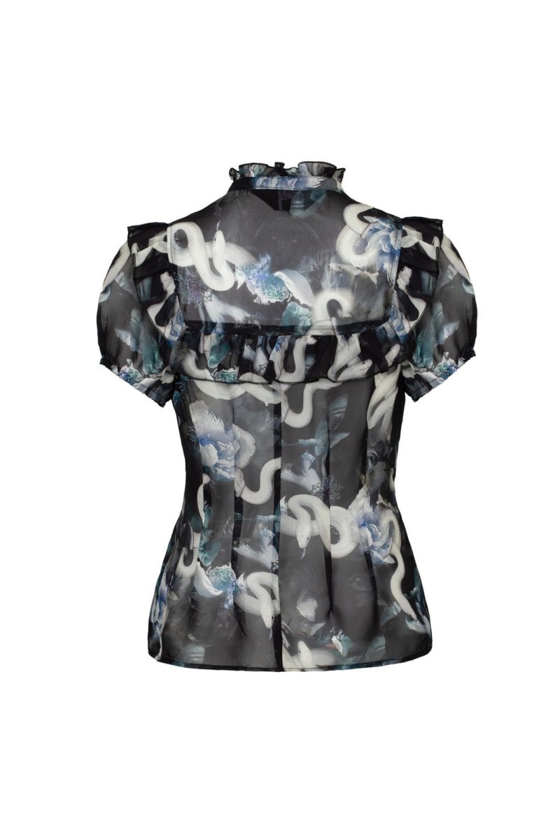 画像7: ✨期間限定予約✨Serpent Blouse / ブラウス【HELL BUNNY】 (7)