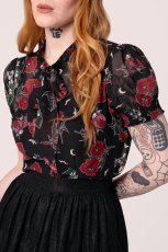 画像1: ✨期間限定予約✨🔥SALE🔥Blooming Elle Blouse / ブラウス【HELL BUNNY】 (1)