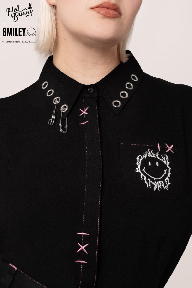 画像7: ✨期間限定予約✨🔥SALE🔥Dylan Shirt / ブラウス【HELL BUNNY】 (7)