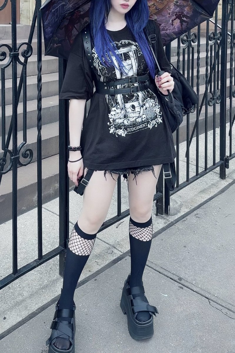 画像5: Judgement Guillotine Tarot Card / Ｔシャツ【VampireFreaks】 (5)