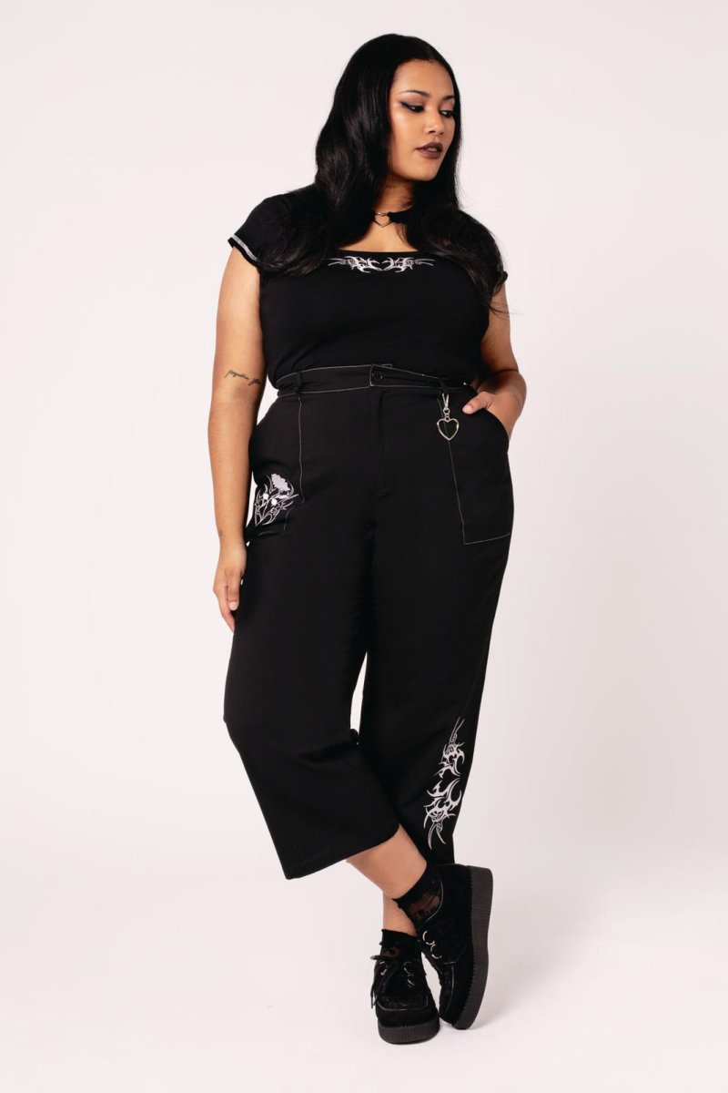 画像8: Auri Trousers / パンツ【HELL BUNNY】 (8)