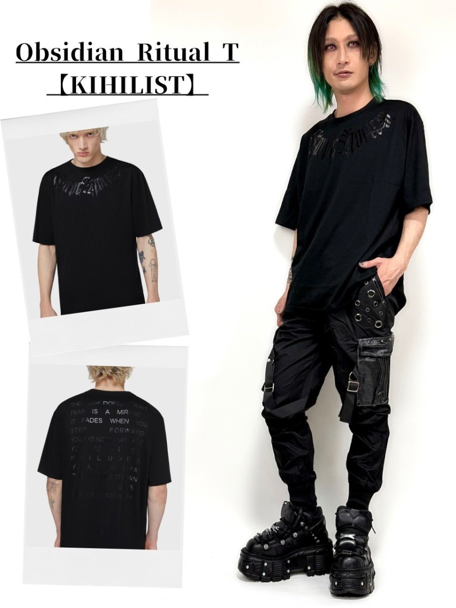 画像12: 【Mens】Obsidian Ritual T / 黒曜石【KIHILIST】 (12)