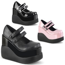 画像1: [取り寄せ]VOID-37 / 厚底パンプス【DEMONIA】 (1)