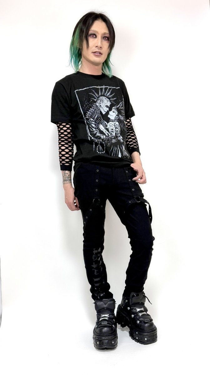 画像7: 【Mens】Nights Of Obsidian Trousers / 漆黒の闇夜 / スキニーパンツ【KILLSTAR】 (7)