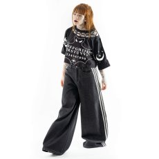 画像3: ECHO PANTS / ウォッシュ加工 / ワイドパンツ【HEARTLESS】 (3)