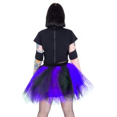 画像2: CAELIA TUTU / BLACK×PURPLE / スカート【Heartless】 (2)