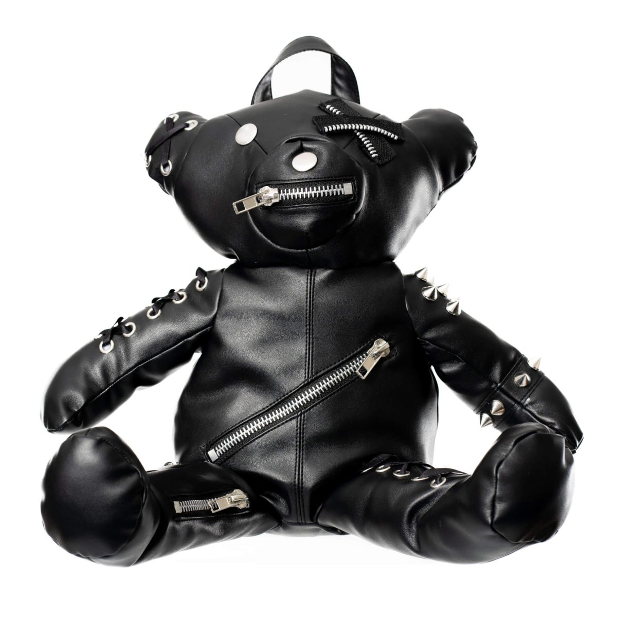 画像1: EVIL BEAR BAG / BLACK / ぬいぐるみバックパック【Heartless】 (1)