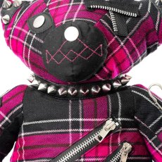 画像5: EVIL KITTY BAG / DARK PINK / ぬいぐるみバックパック【Heartless】 (5)