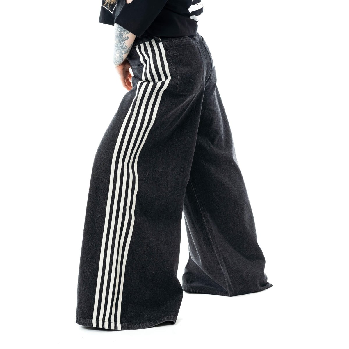 画像12: ECHO PANTS / ウォッシュ加工 / ワイドパンツ【HEARTLESS】 (12)