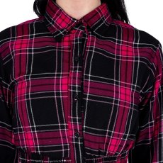 画像5: 🔥SALE🔥PRAIRIE DRESS / DARK PINK CHECK / ワンピース【Vixxsin】 (5)
