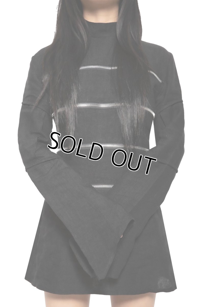 画像2: 🔥SALE🔥Sgt. Zipper Dress / ワンピース【FAN ALL FLAMES】 (2)