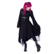 画像4: OCEANE SKIRT / BLACK×PURPLE / スカート【Vixxsin】 (4)