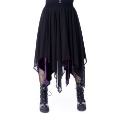 画像1: OCEANE SKIRT / BLACK×PURPLE / スカート【Vixxsin】 (1)