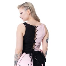 画像2: VEIL AND VOID TOP / BLACK×PINK【Heartless】 (2)