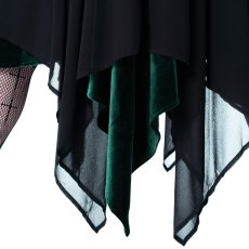 画像4: OCEANE SKIRT / BLACK×GREEN / スカート【Vixxsin】 (4)