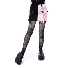 画像1: VEIL AND VOID SKIRT / BLACK×PINK / スカート【Heartless】 (1)