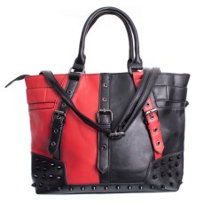 画像1: HARLEEN BAG / BLACKk×RED【Vixxsin】 (1)