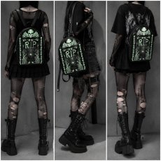 画像6: Glow In The Dark Tombstone Mini Backpack / バッグパック【SPOOKYVILLE CRITTERS】 (6)