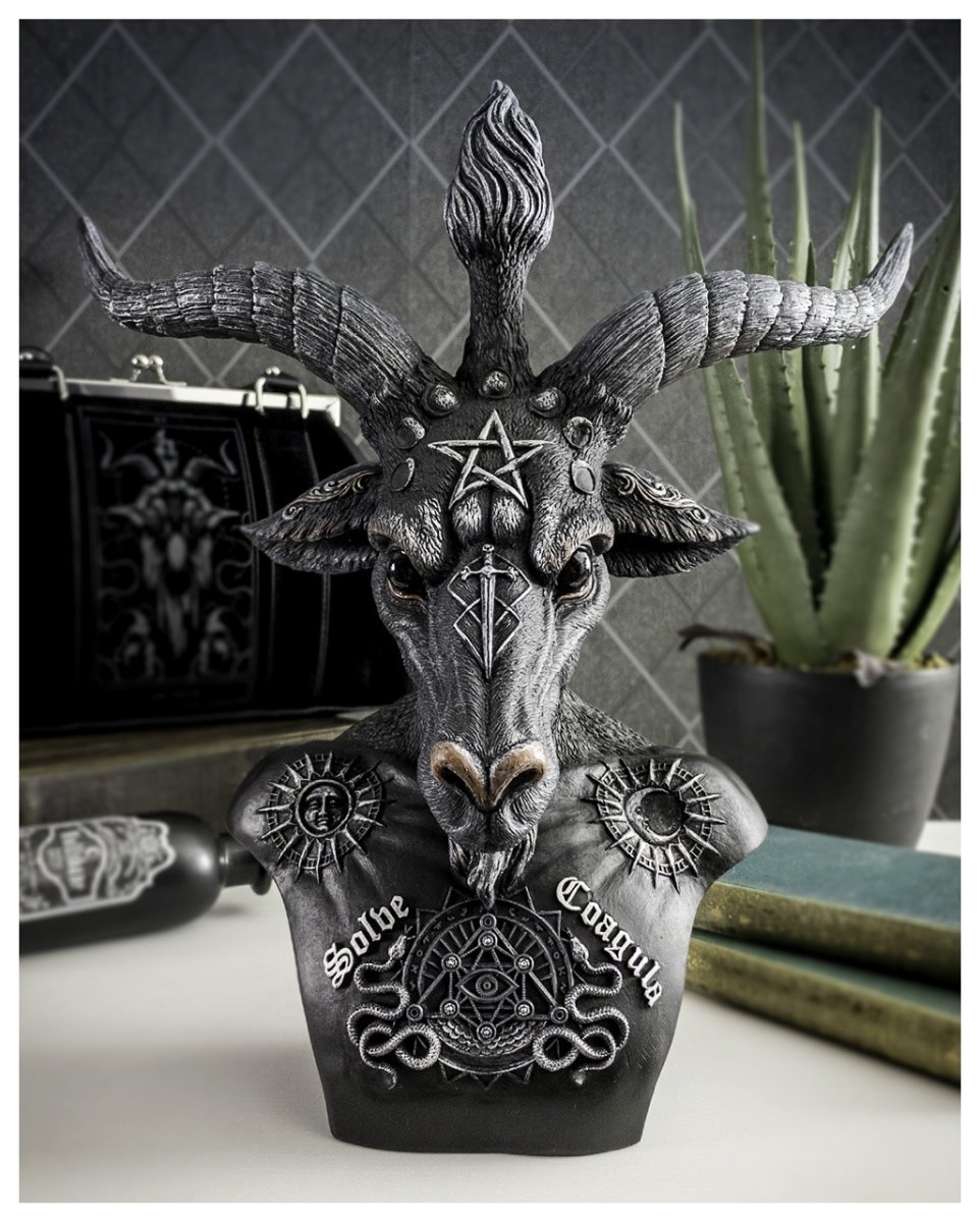 画像13: Baphomet Bust 33cm / Black / オーナメント【NEMESIS NOW】 (13)