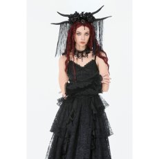画像7: Velvet Lace Embroidered Gloves / グローブ【DARK IN LOVE】 (7)