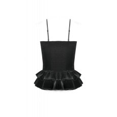 画像3: Patchwork Coffin and Cross Trimmed Cami Top / トップス【DARK IN LOVE】 (3)