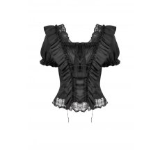 画像2: Romantic Rococo Lace Ruffle Top / トップス【DARK IN LOVE】 (2)