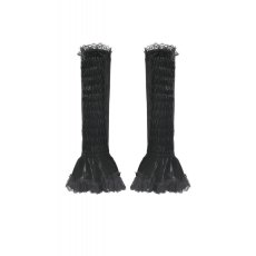 画像3: Velvet Lace Embroidered Gloves / グローブ【DARK IN LOVE】 (3)